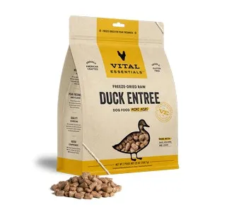 25oz Vital Essentials Freeze Dried Duck Mini Nibs - Astro Sale